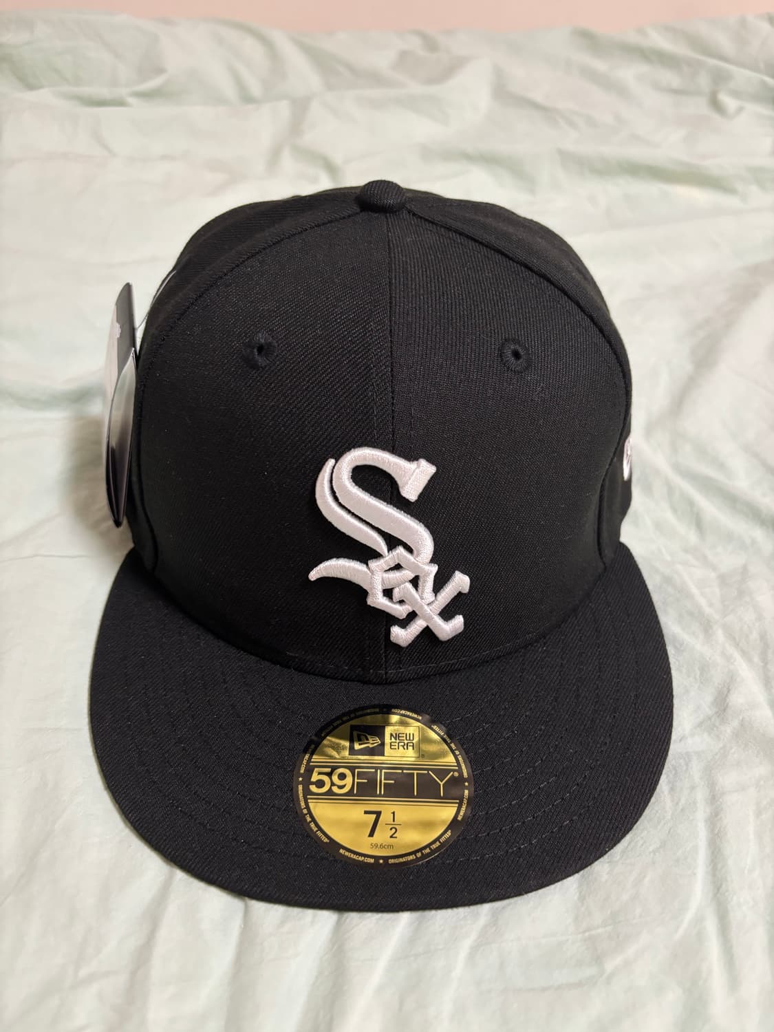 뉴에라 MLB 어센틱 시카고 화이트 삭스 게임 캡 블랙 59.6cm 상품이미지1