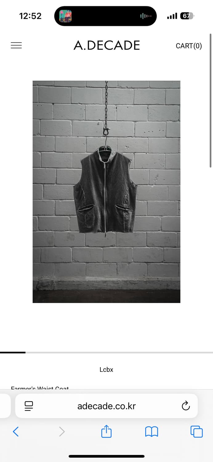 Farmer’s waist coat 1 size 상품이미지1