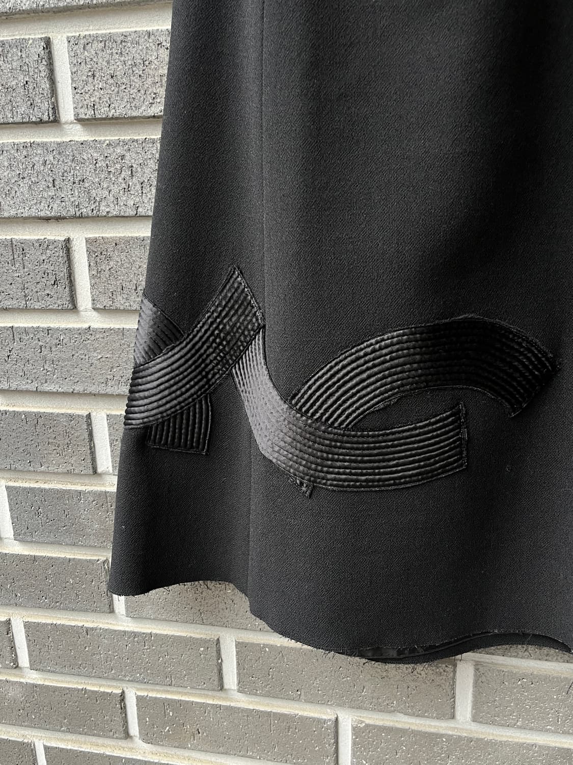 Prada 2006FW 프라다 아카이브 아플리케 스커트 상품이미지6