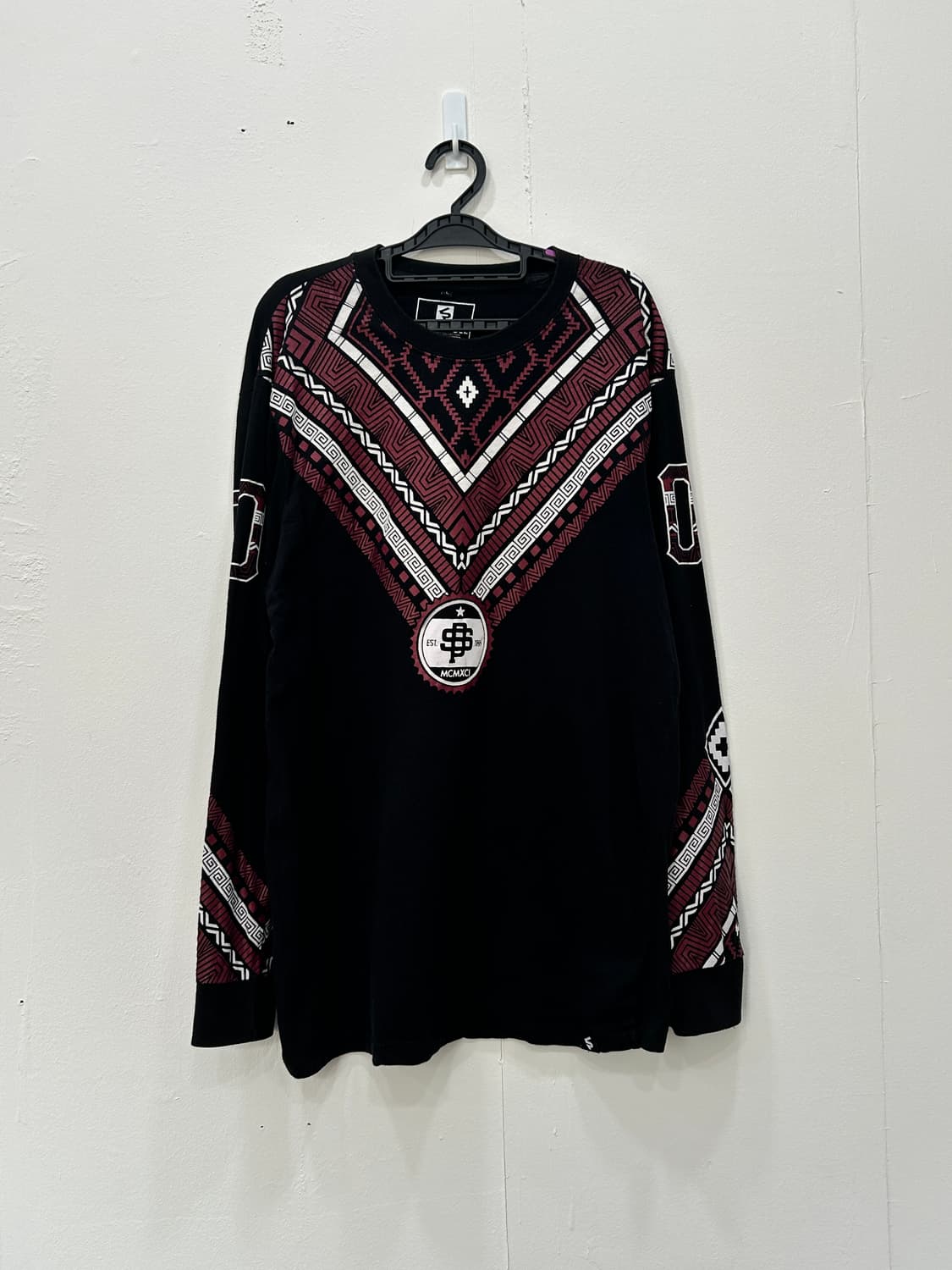 [L] 사우스폴 기하학 패턴 롱슬리브 긴팔티 남성 L 상품이미지1