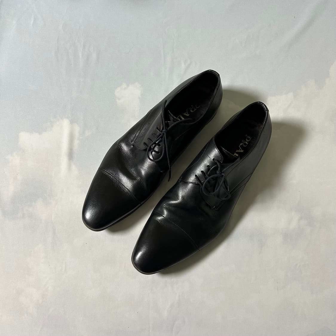 Prada classic cap toe derby shoes 상품이미지1