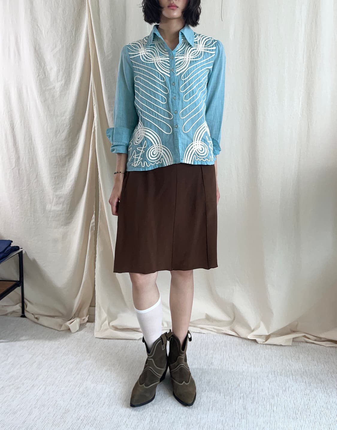 MARNI Silk Skirt (Italy) 상품이미지3