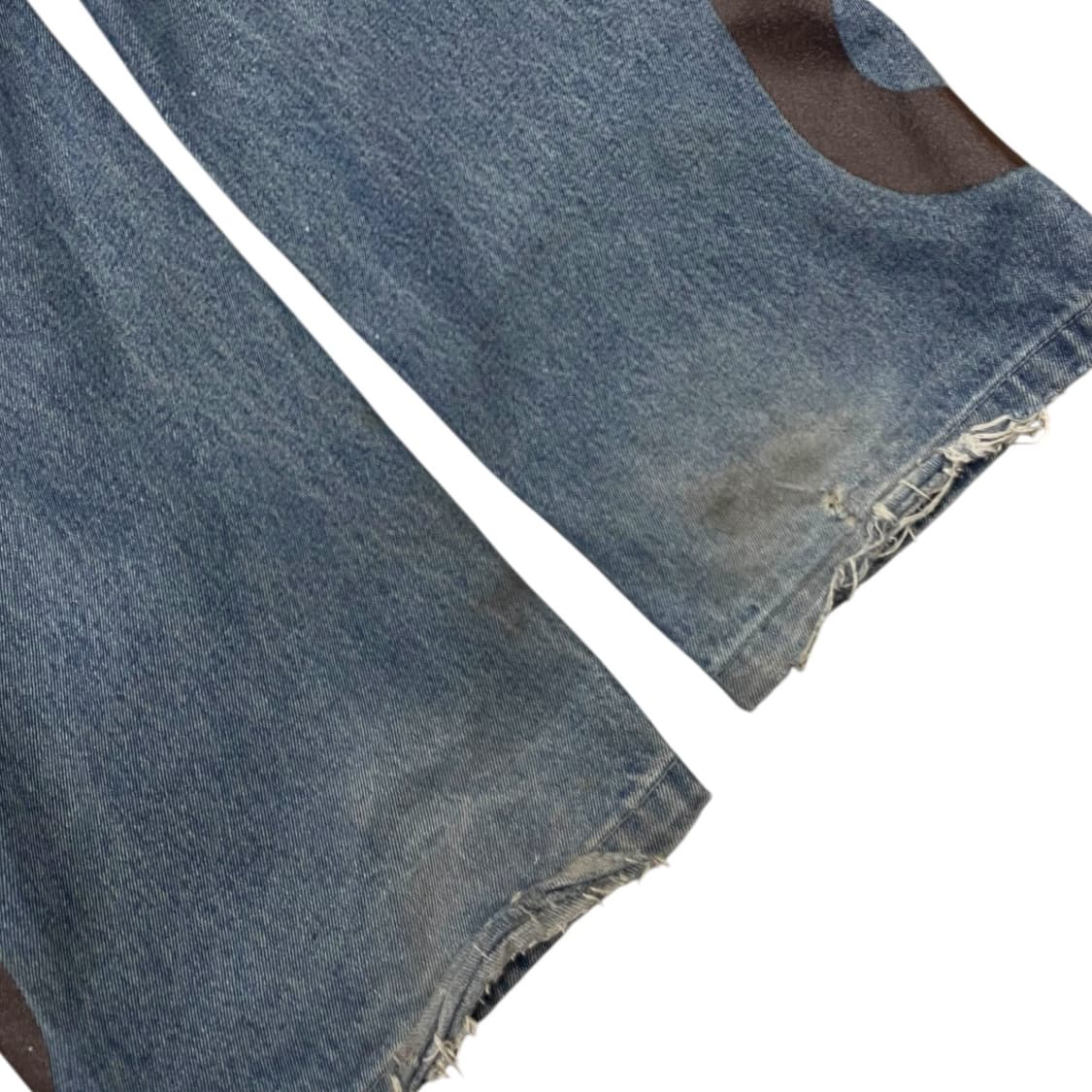 엑스톤즈 플라워 와이드 데님팬츠 상품이미지7