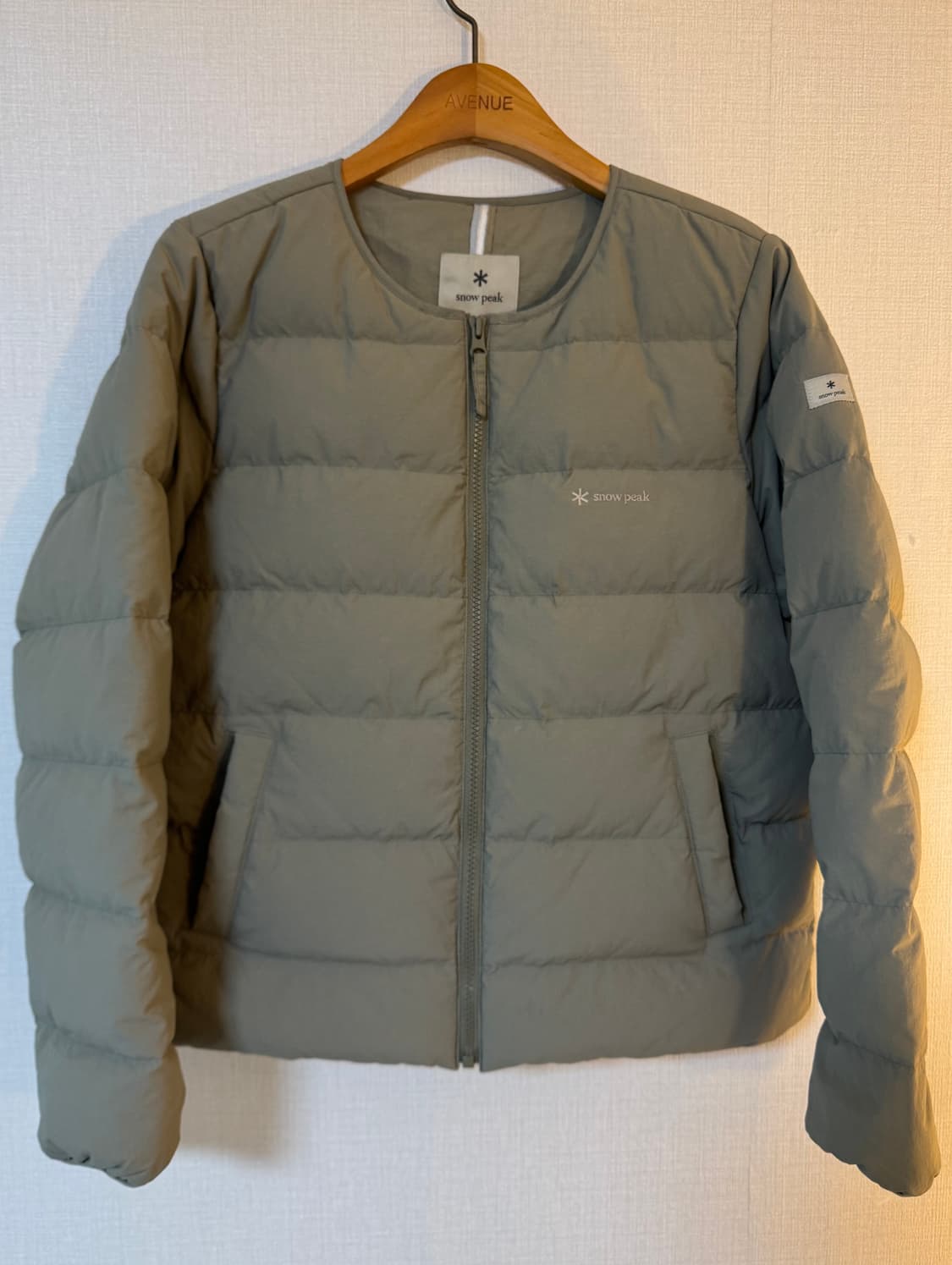 [S]스노우피크 경량패딩 올리브 상품이미지1