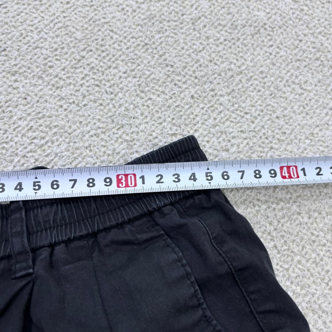 M 커버낫 남성 블랙 와이드핏 워크 팬츠 0623E2 상품이미지6