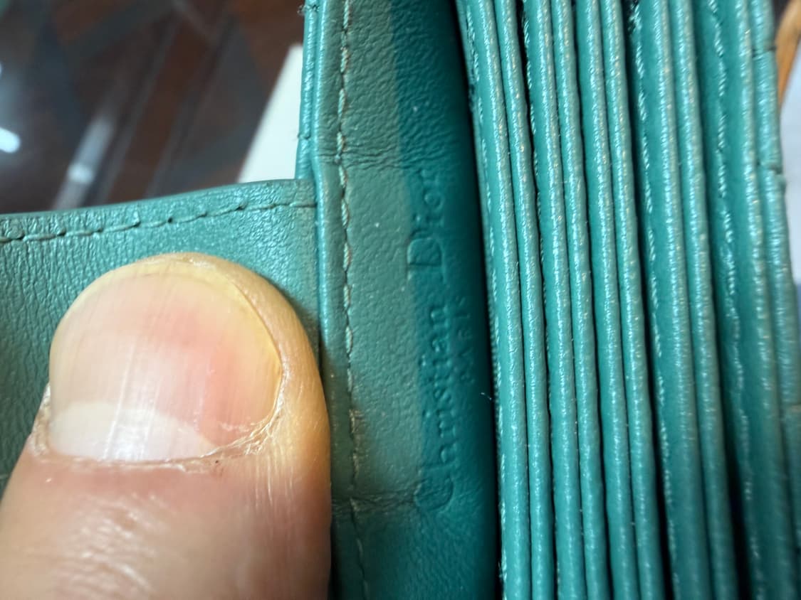 디올 정품 아코디언카드지갑 민트색상 백화점 구매 싸게팝니다.!! 상품이미지5