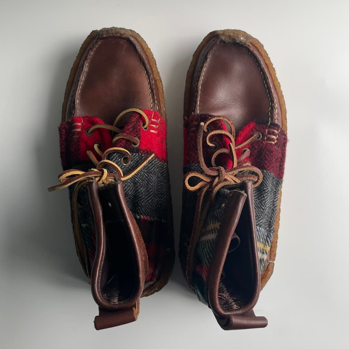 yuketen plaid wool boots 상품이미지5