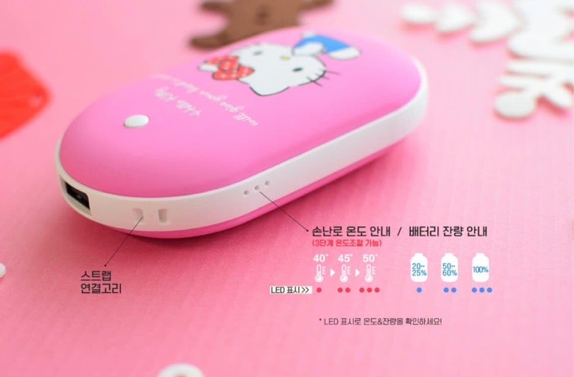 헬로키티 보조배터리&손난로 5000mAh 상품이미지5