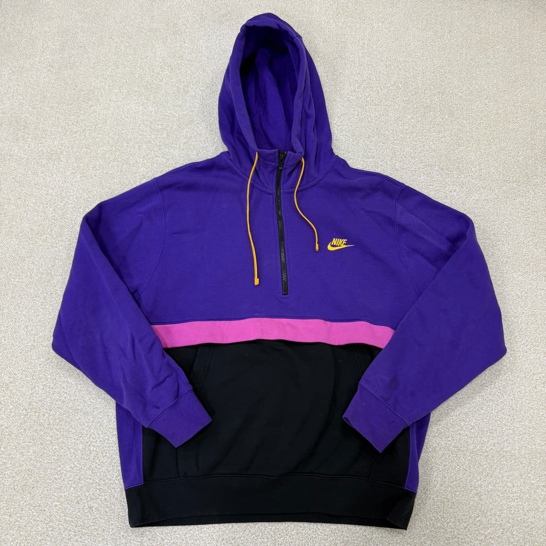 XXL 나이키 올드스쿨 후드 반집업 0130T1 상품이미지1