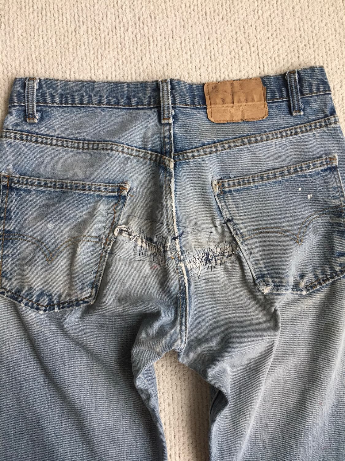 70-80‘s levis 리바이스 517 66사양 오렌지탭 상품이미지8