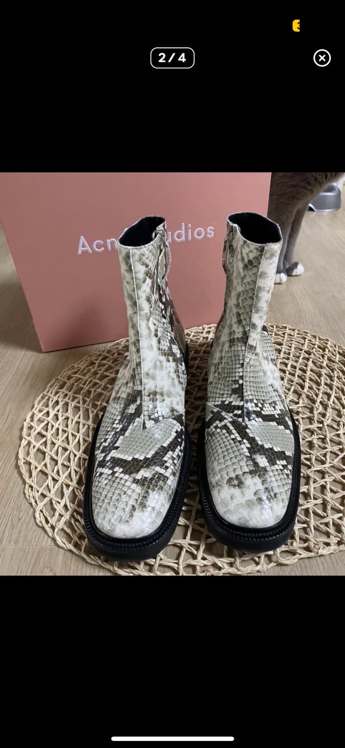 아크네 파이톤 부츠 40 상품이미지2