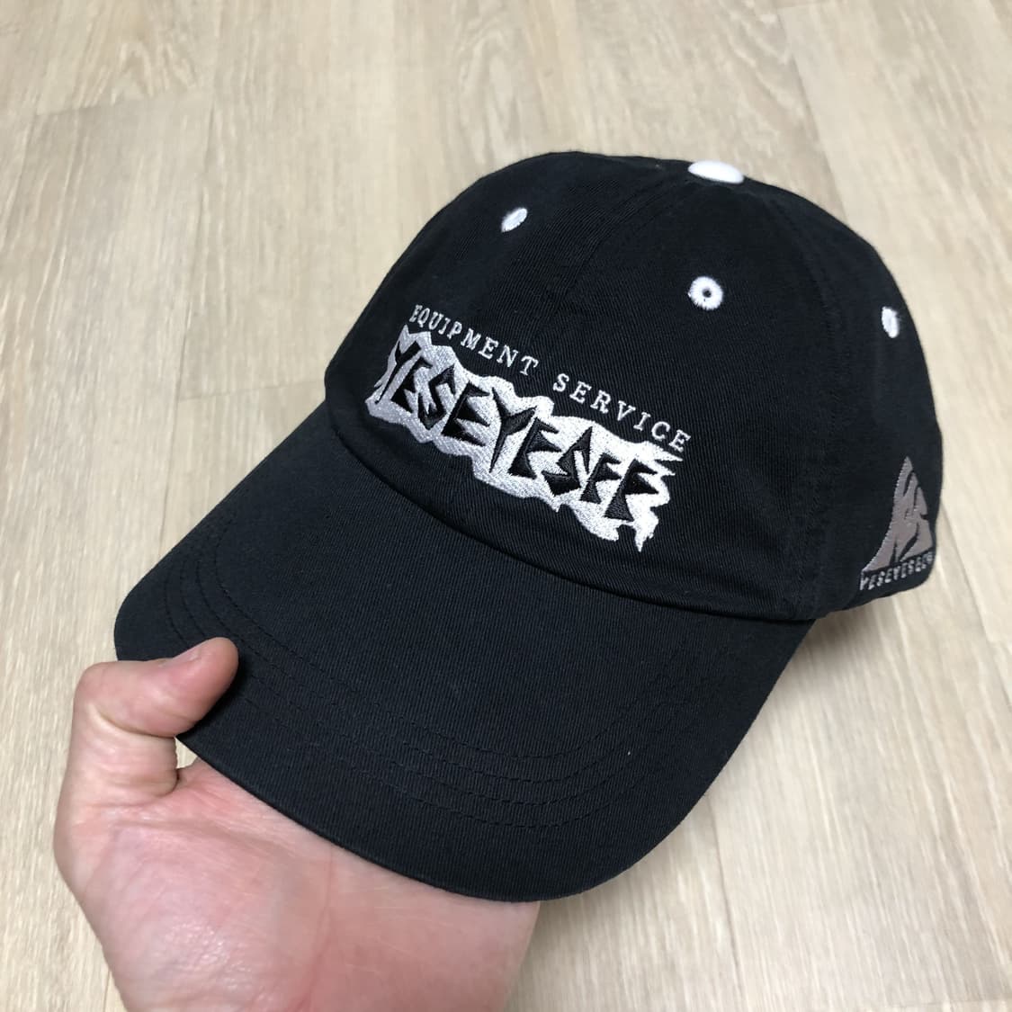 (OS) 예스아이씨 YESEYESEE 훌리건 로고 캡 블랙 상품이미지6
