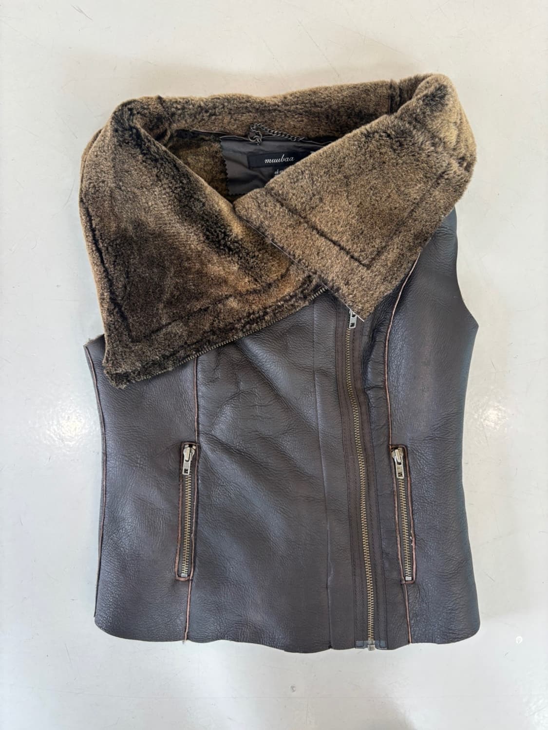 Muubaa Sheepskin Fur Vest 상품이미지3