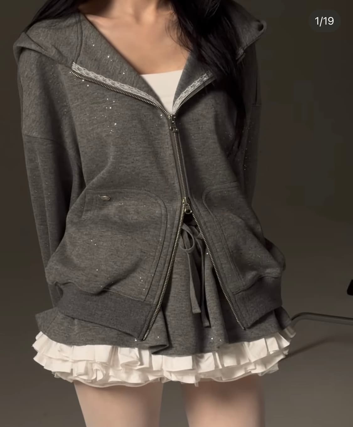 더티스 트윙클 부케 레이어드 스커트 상품이미지1