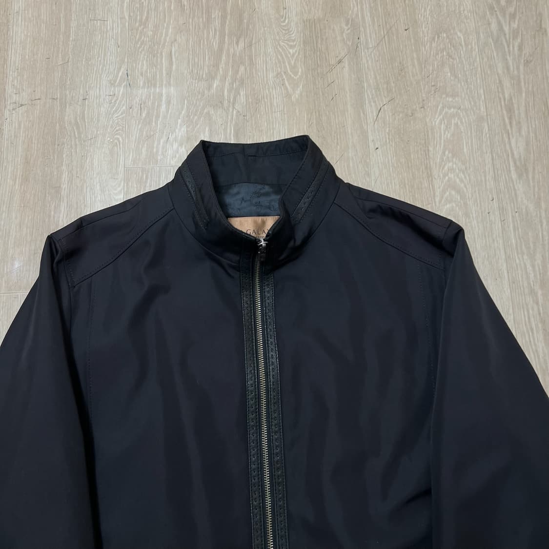 갤럭시 카디날 남성 양가죽 배색 바람막이 점퍼 M/95  상품이미지2