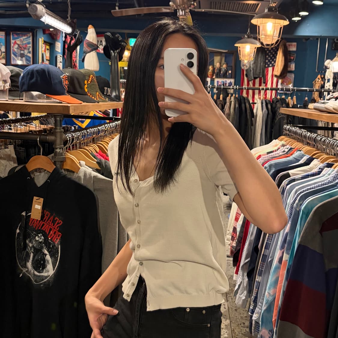 LACOSTE 라코스테 반팔 브이넥 니트 상품이미지3