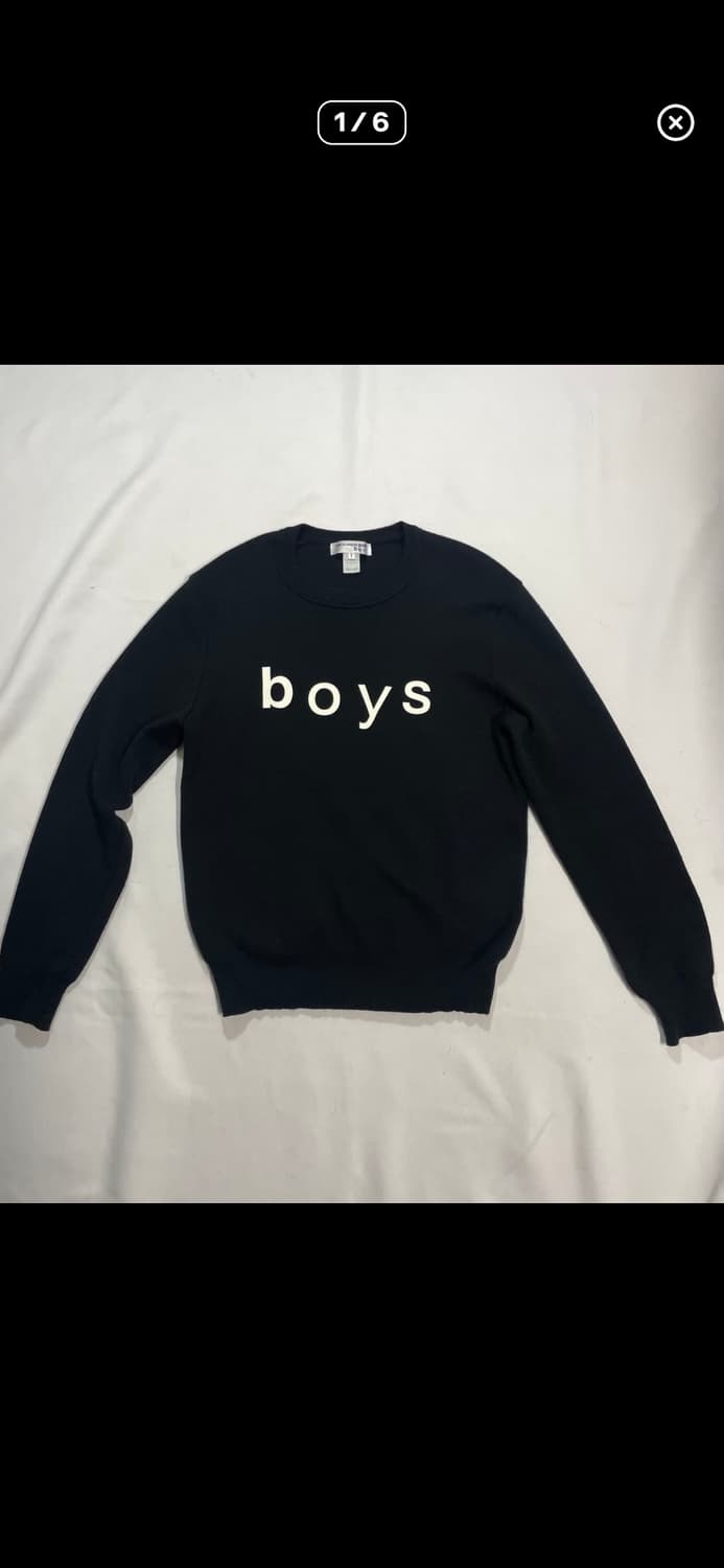 Comme des Garcons boy 레터링 니트 상품이미지1
