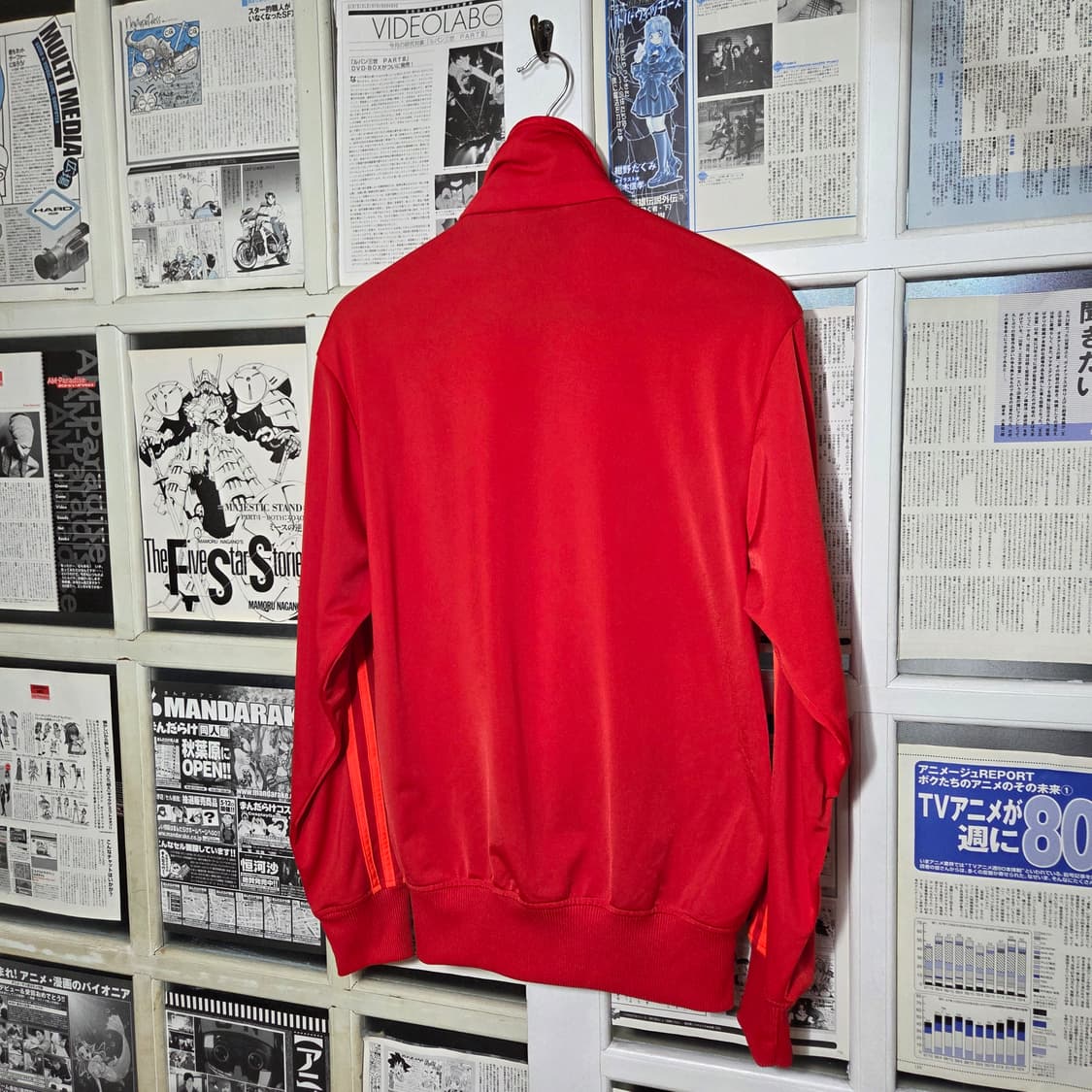 아디다스 파이어버드 레드 오렌지 져지 트랙탑 상품이미지6