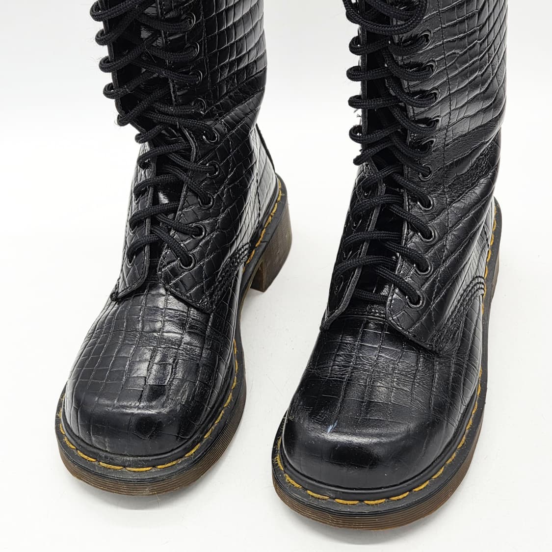 닥터마틴 90s 9730 20홀 크로크 블랙 영국제 (4) 상품이미지3