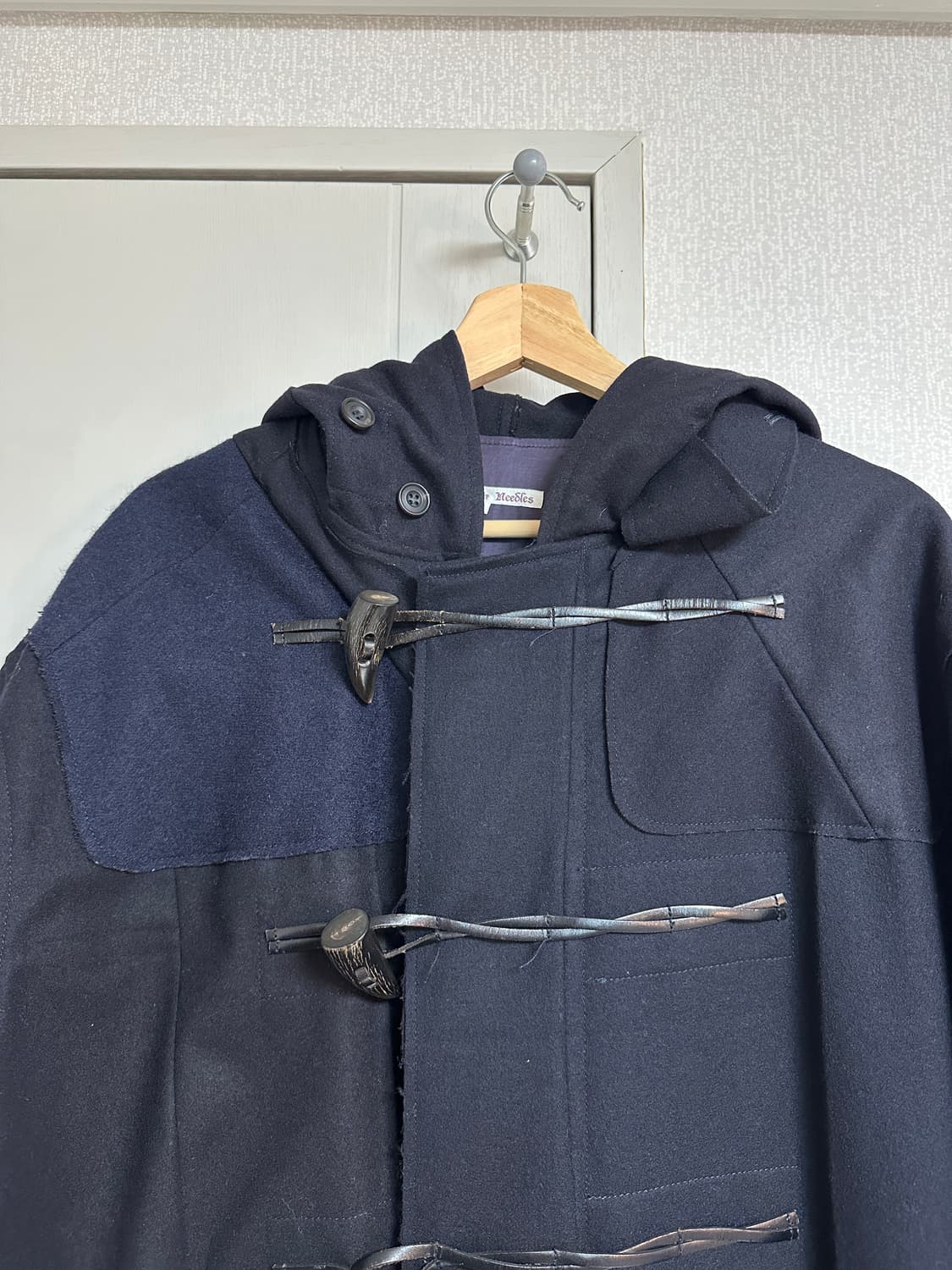 리빌드바이니들스 패치워크 더플코트 상품이미지5