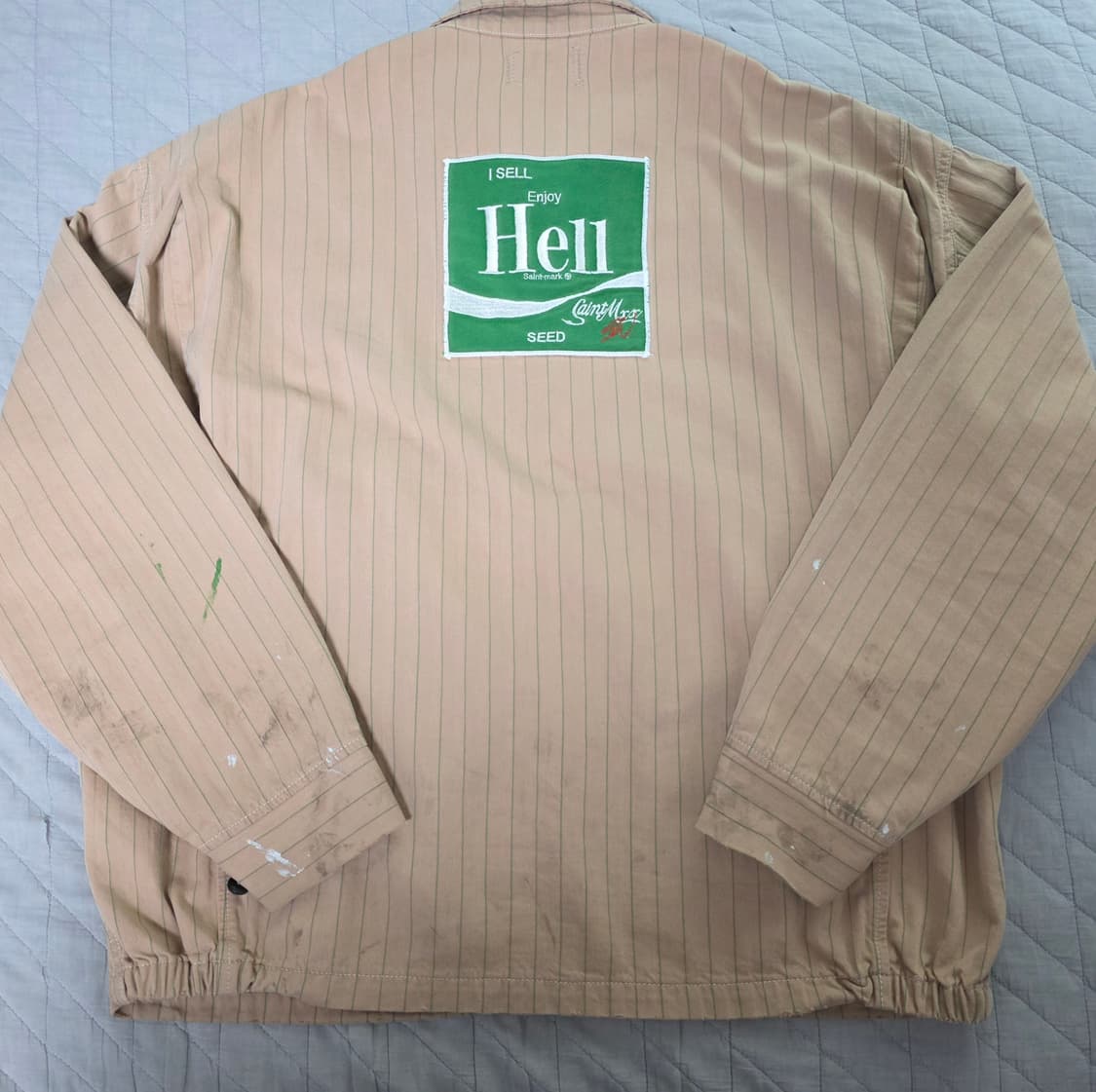 [L] 세인트미카엘 X SEAN 스트라이프 워크 자켓 상품이미지5