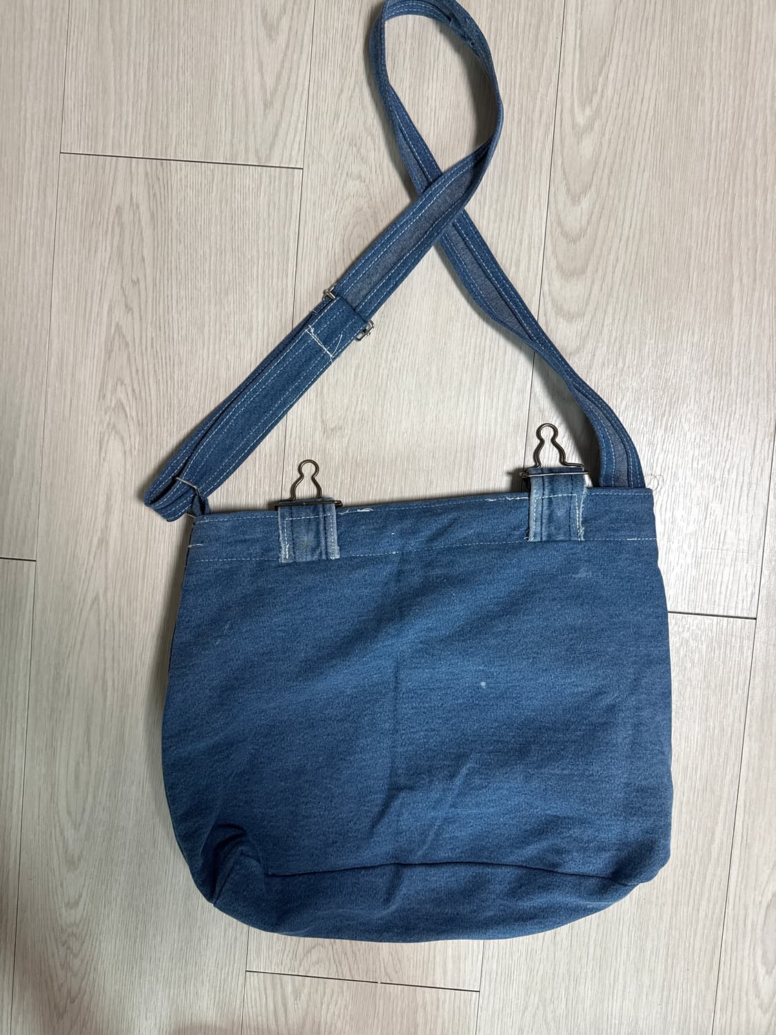 빈티지 데님 숄더백 상품이미지2
