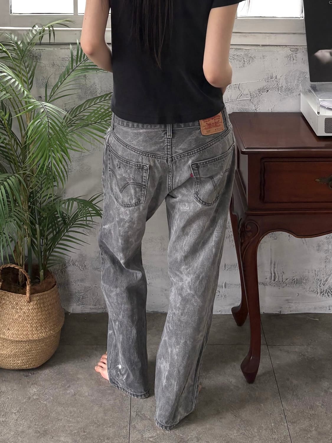 리바이스 505 흑청  상품이미지5