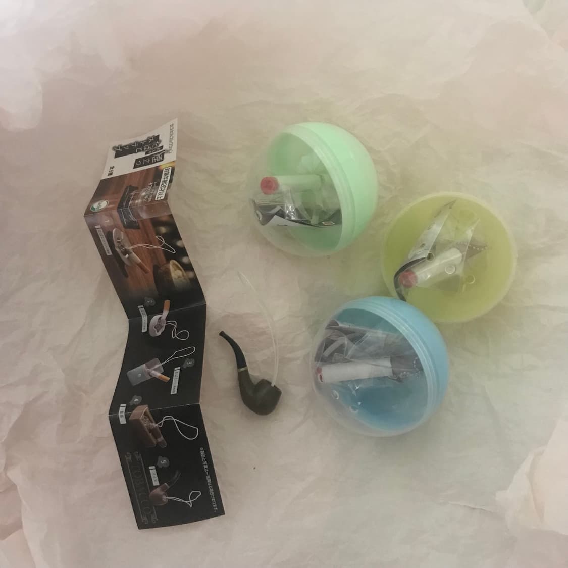 담배모양 도장 가챠 키링  상품이미지1