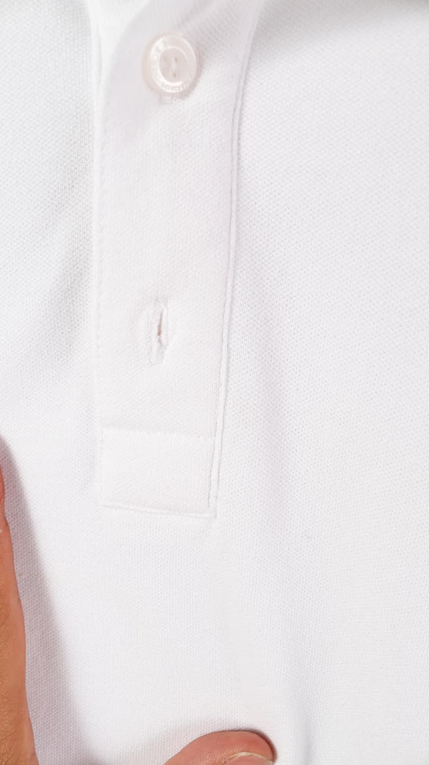 폴로클럽 흰색 반팔 카라티 상품이미지4