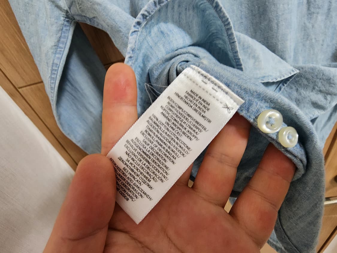 (XS)여성 폴로 코튼 셔츠 상품이미지5