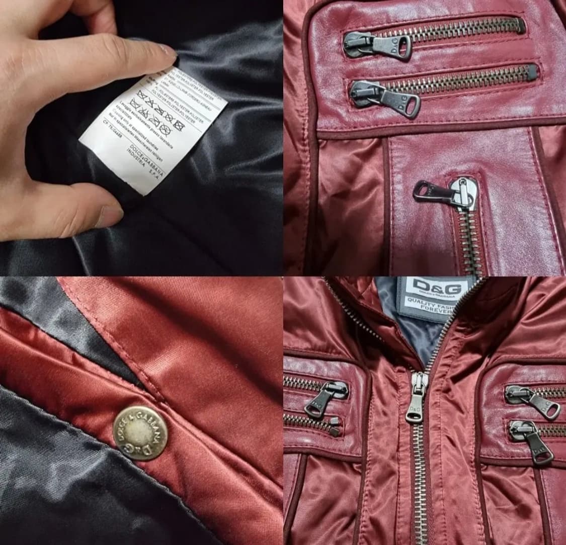 07 FW D&G Dolce&Gabbana 돌체앤가바나 아카이브 가죽자켓 상품이미지8