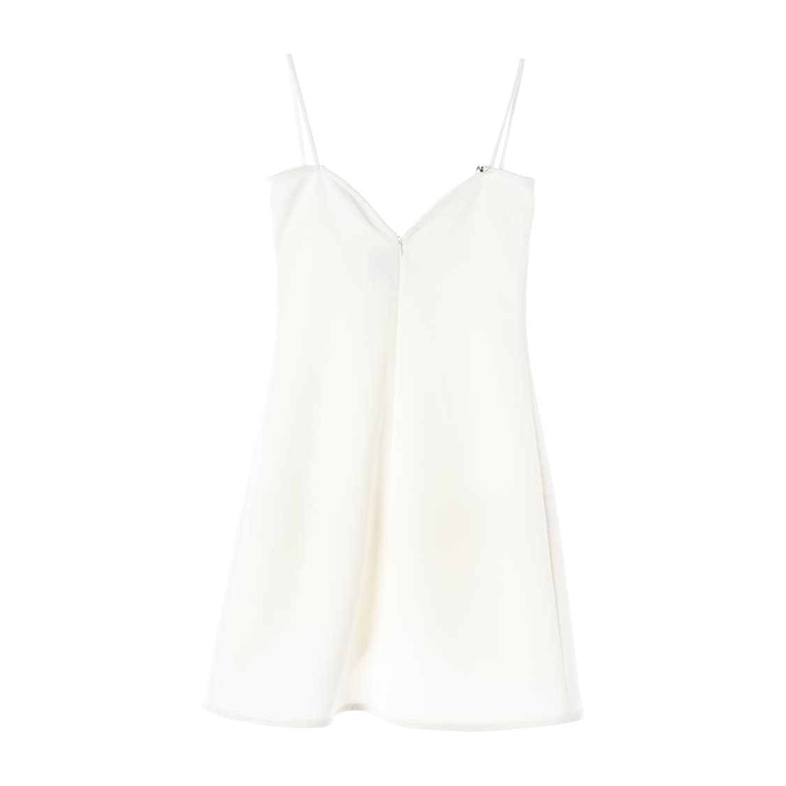 꾸레쥬 23SS 화이트 일립스 버클 스트랩 나시 미니 원피스
 상품이미지2