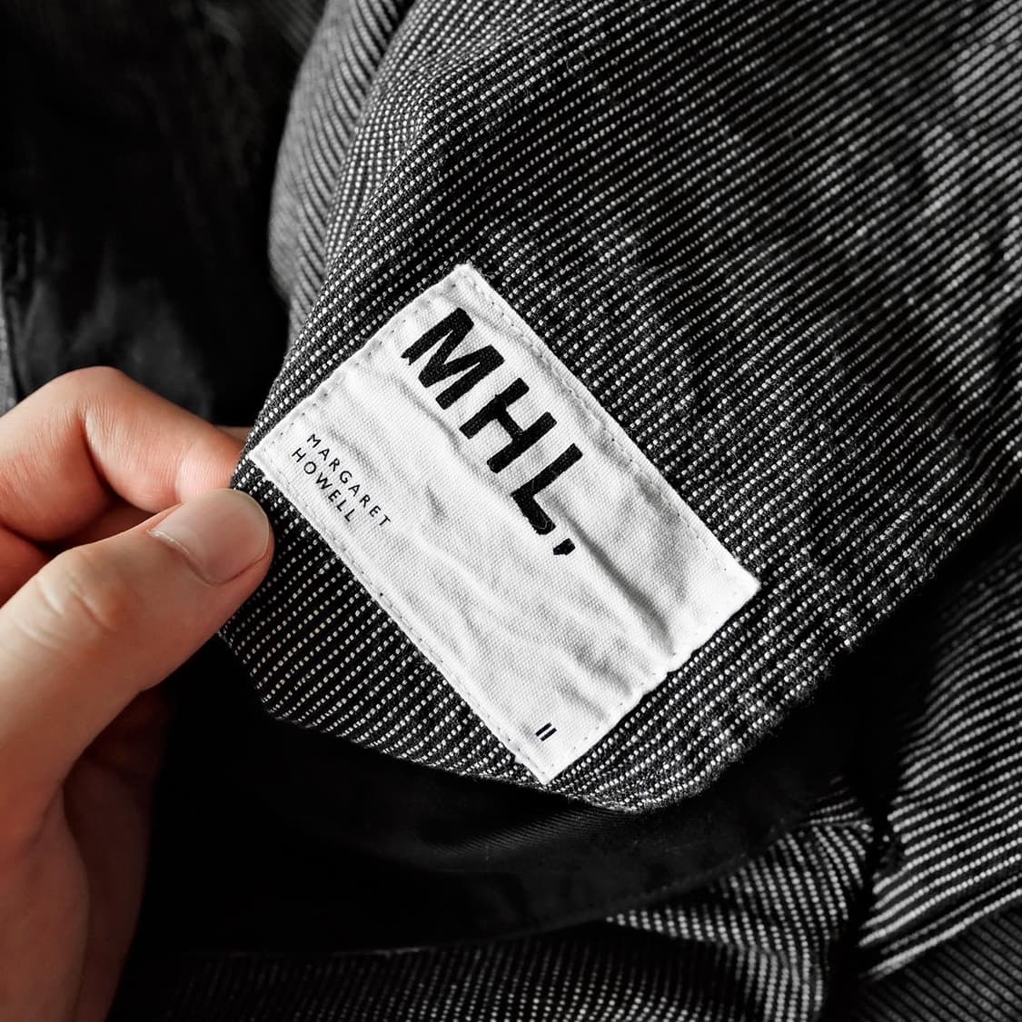 MHL 워크웨어 스트라이프 코튼 린넨 팬츠 2 (30) 상품이미지5