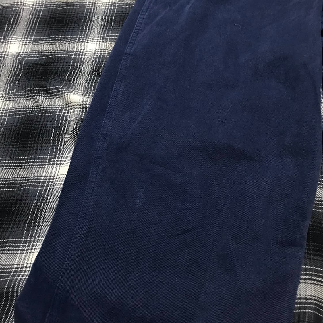 재팬 그라미치 초기 모델 더블 네이비 와이드 치노 택 새상품 상품이미지4