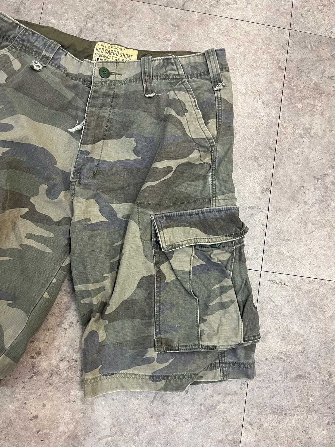 빈티지 HCO 카모 카고 하프 팬츠 32 #csz4142 상품이미지5