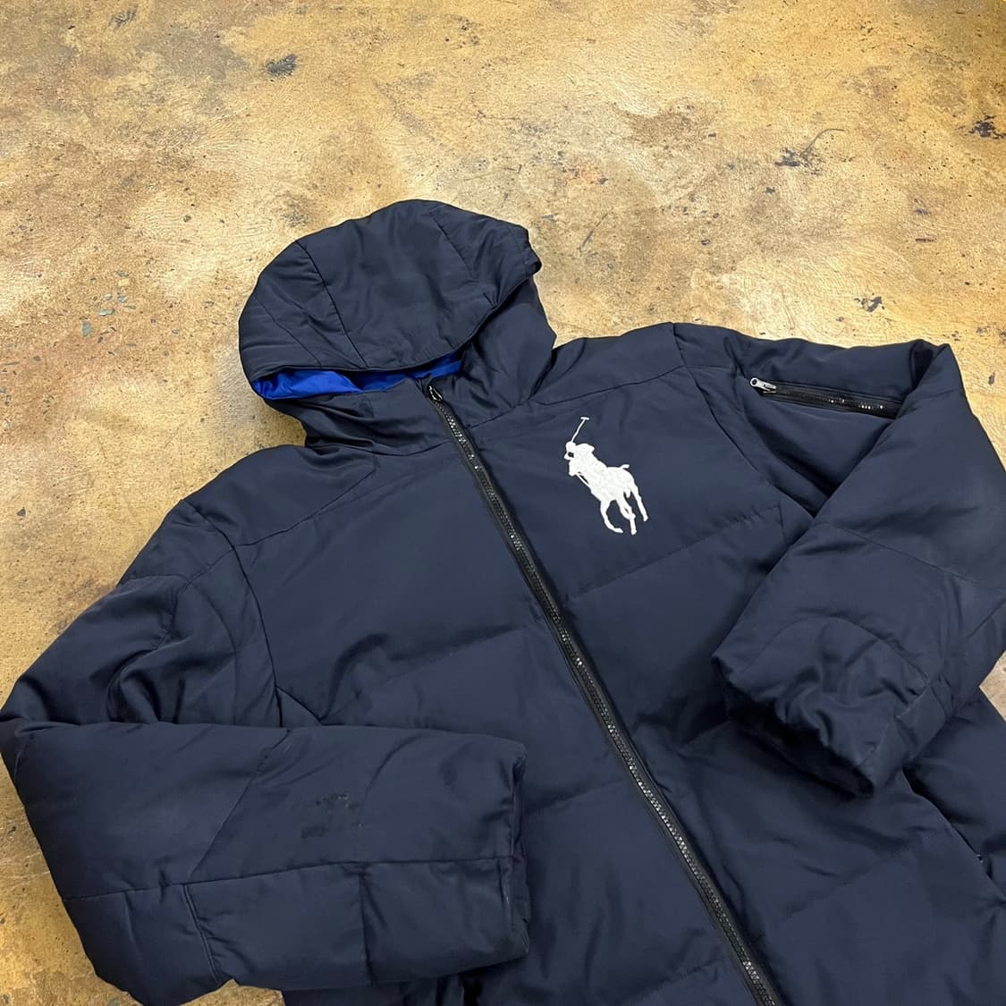 [정품/XL] 폴로 랄프로렌 빅포니 패딩 네이비 b14 상품이미지1