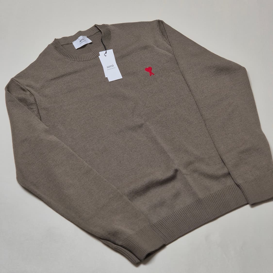 아미 스몰 하트 로고 울 니트 토프 XL 상품이미지1