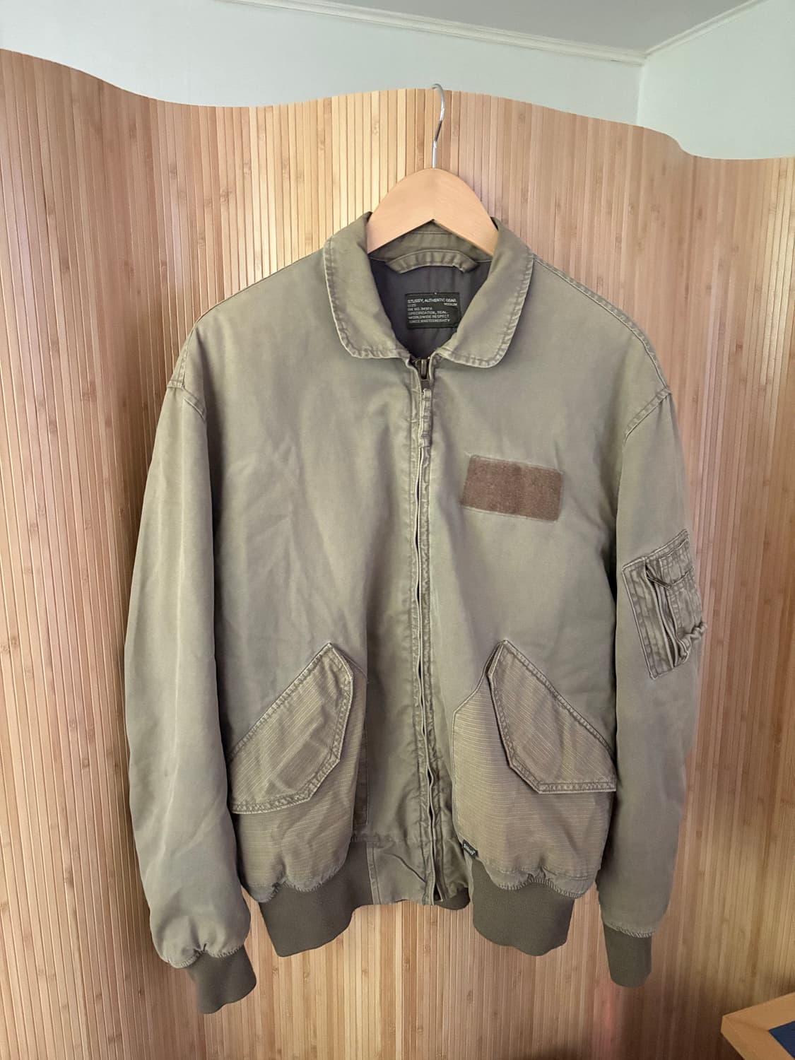 [M] 00s 올드스투시 항공자켓 상품이미지1