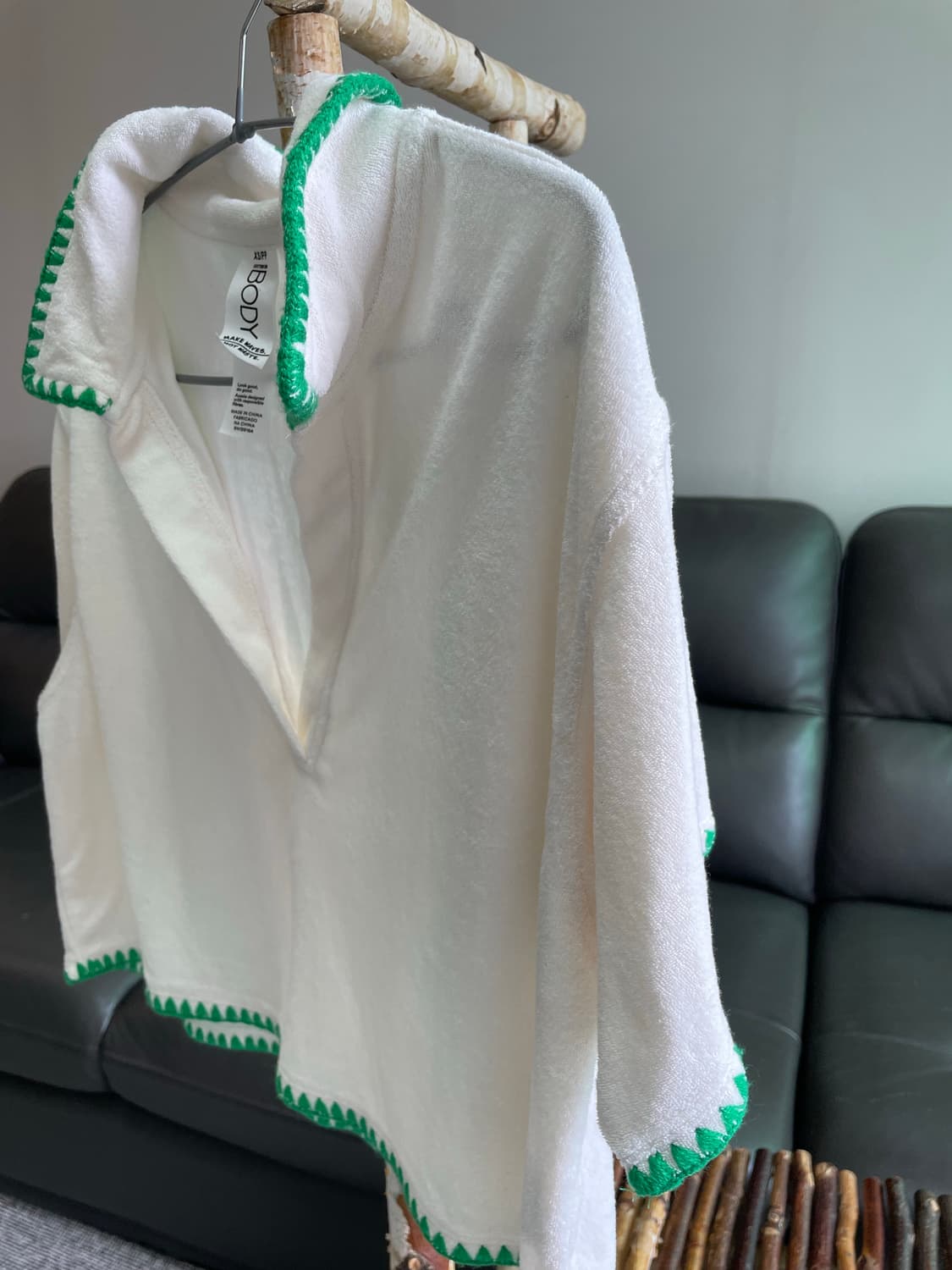 [새상품] 호주 코튼온 바디(Cotton:On) 타올 반팔 셔츠 (XS/ 상품이미지3