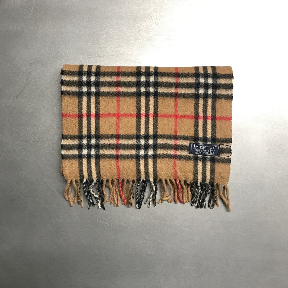 버버리 정품 캐시미어 머플러 베이지 상품이미지2