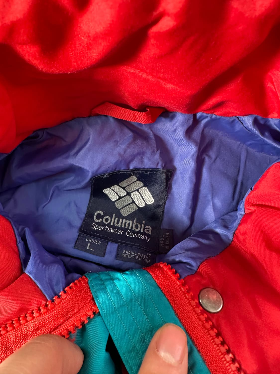 90s 콜롬비아 빈티지 바람막이 자켓 상품이미지3