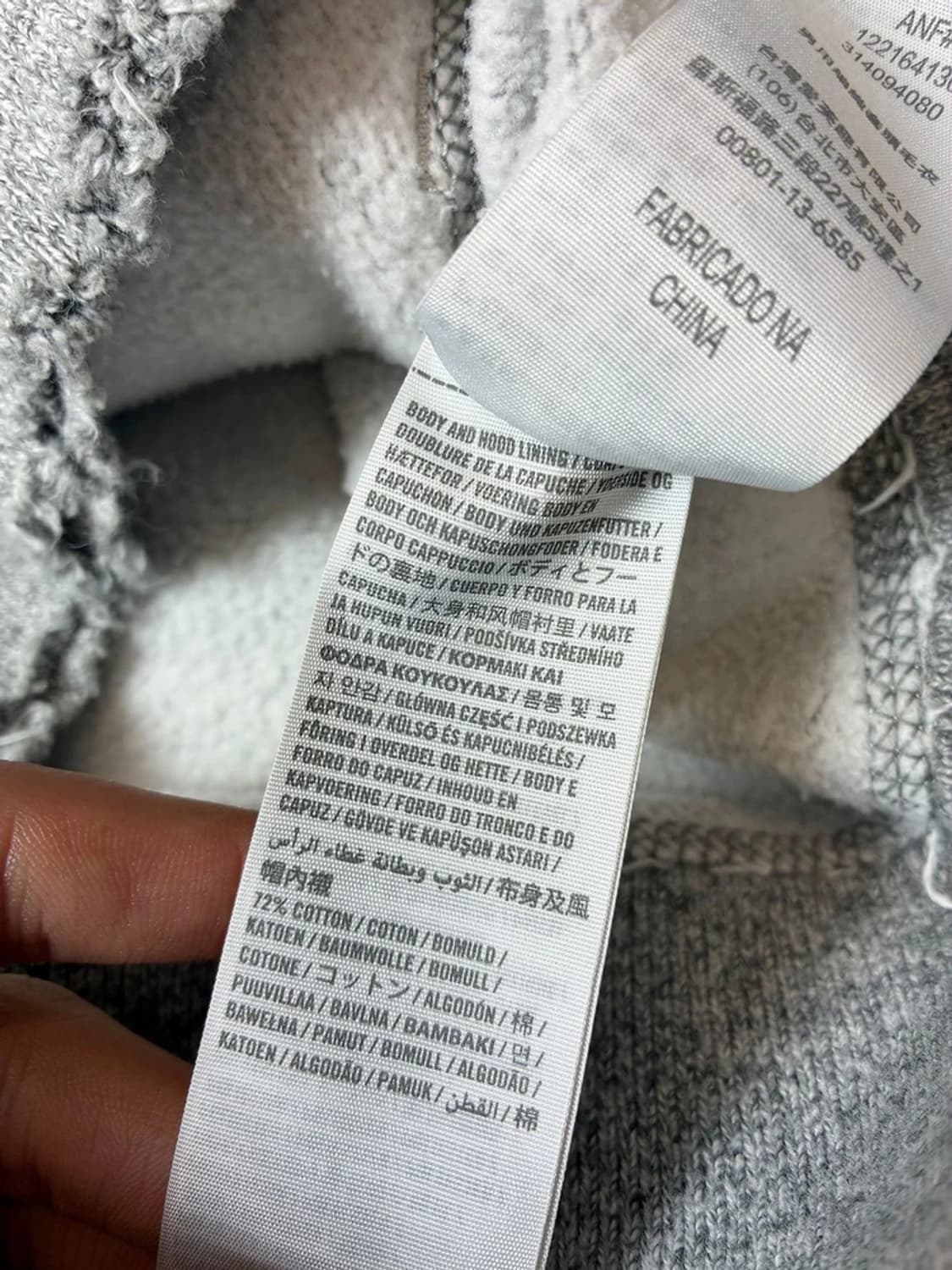 아베크롬비 00's Y2K 자수 로그 후드티 PN9358 상품이미지9