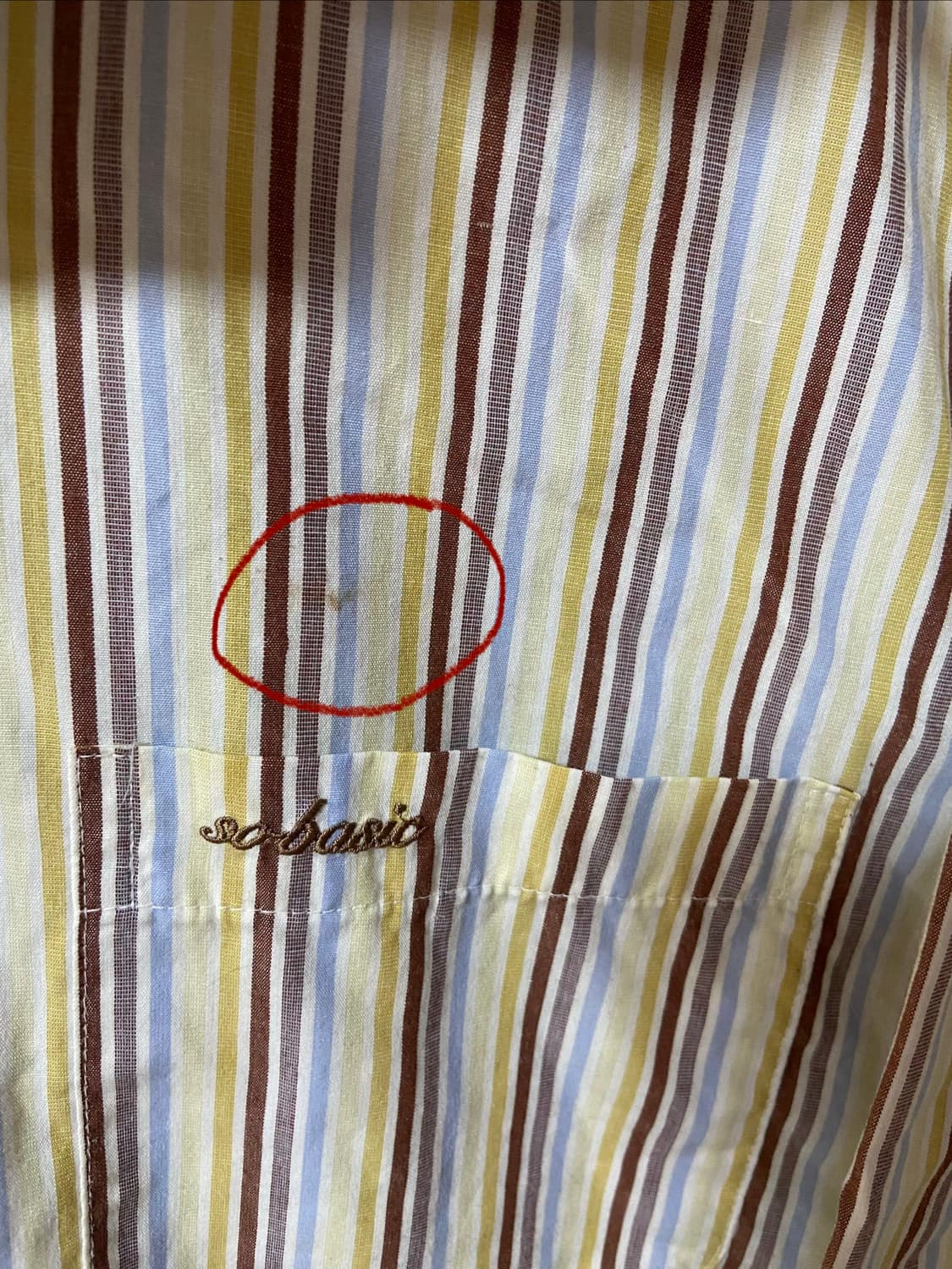 빈티지 스트라이프 오버핏셔츠 상품이미지3