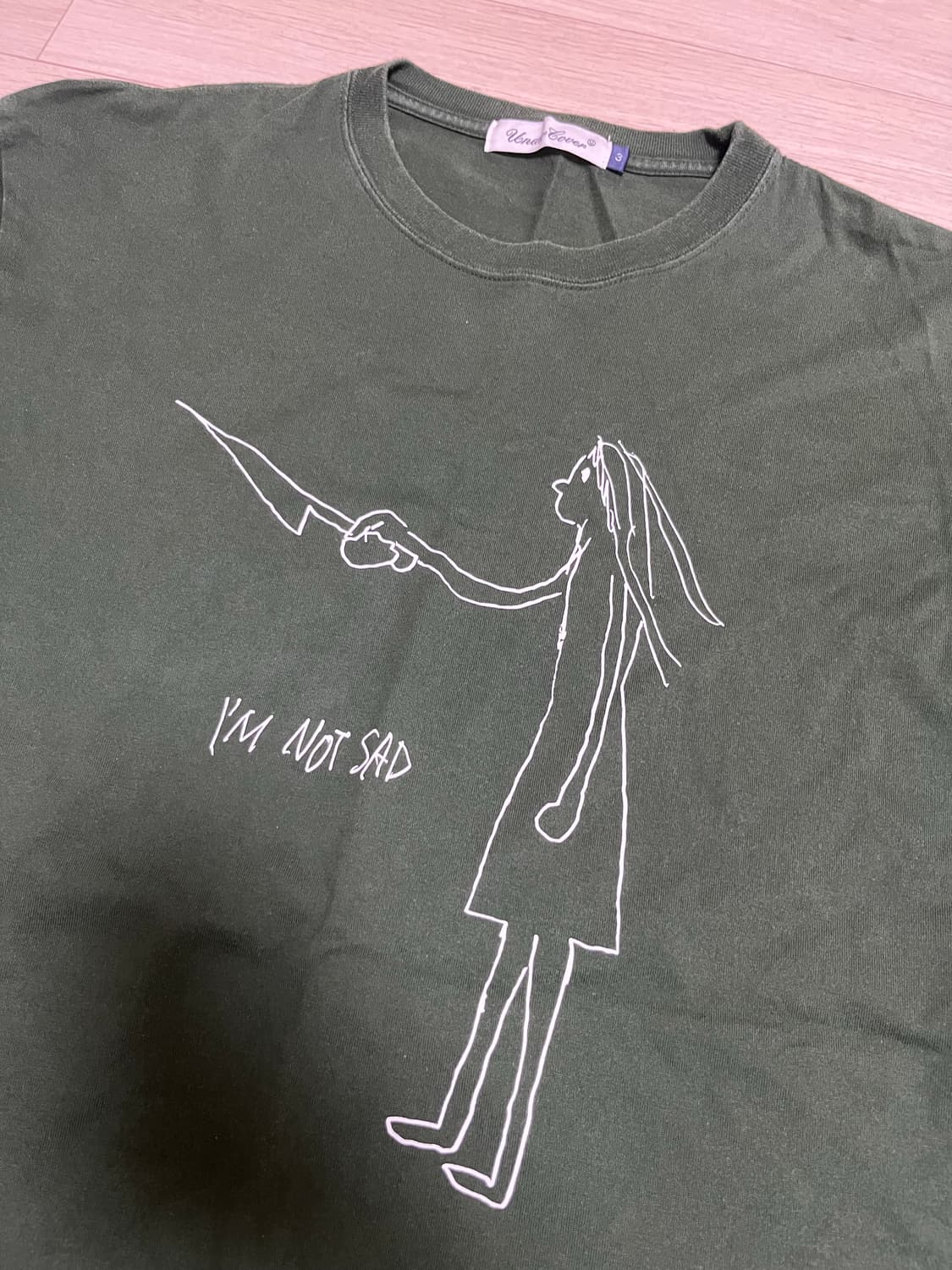 [3] 언더커버 I’M NOT SAD프린팅 티셔츠 상품이미지3