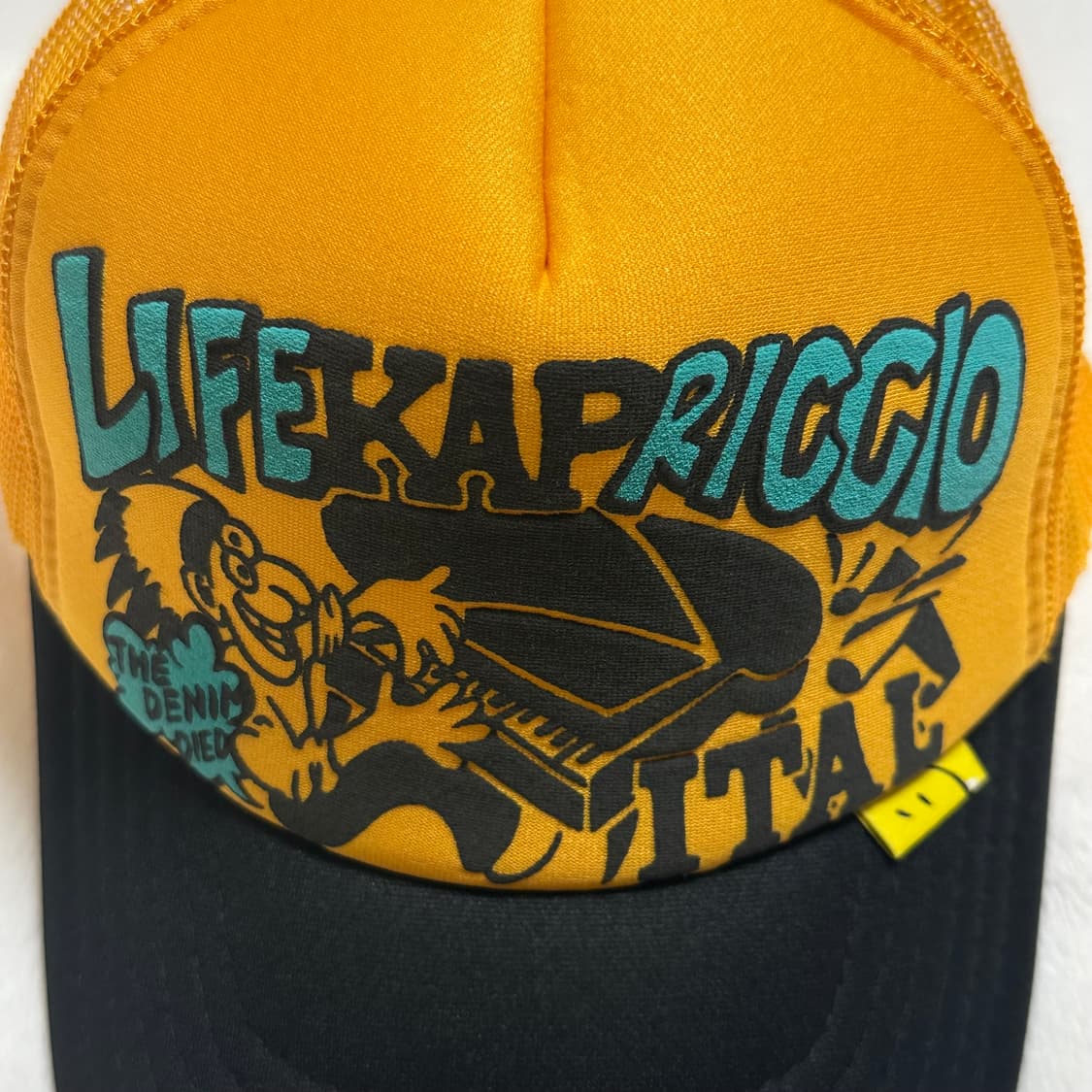 캐피탈 라이프 카프리치오 PT 트럭 캡 골드 블랙 볼캡 상품이미지2