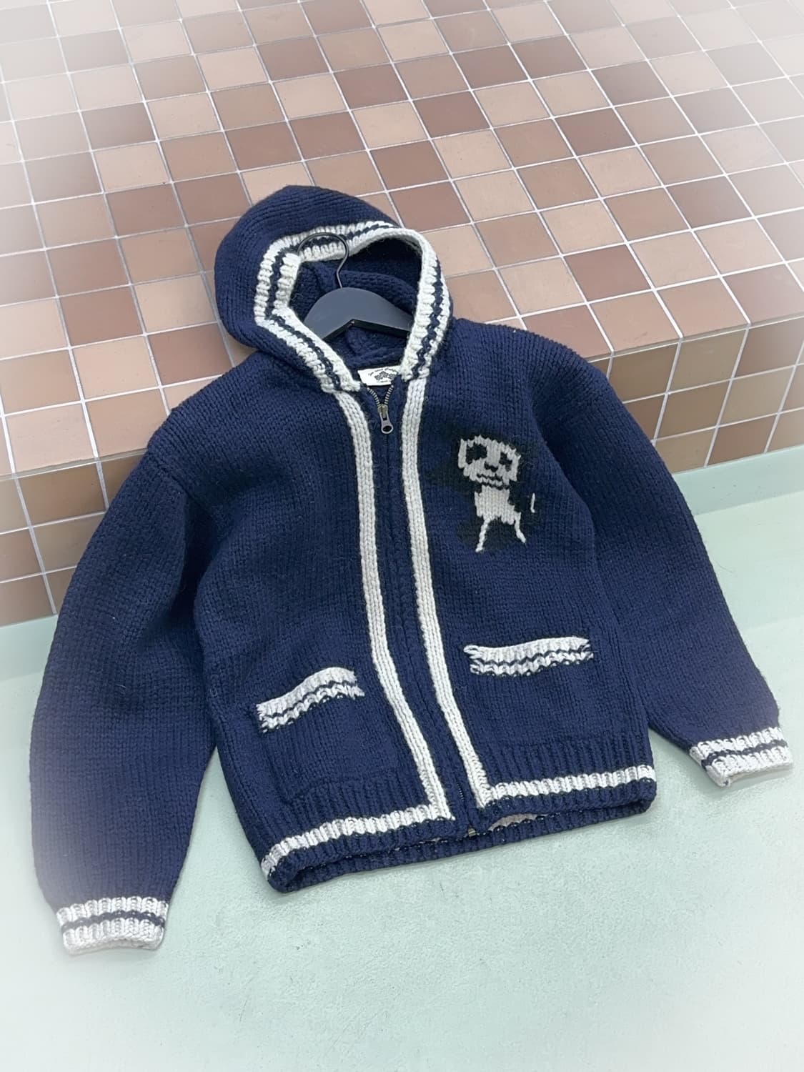 panda knit hd zip up 상품이미지2