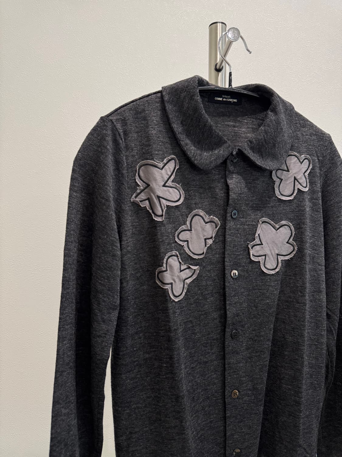꼼데가르송 99ss 플라워 패치 가디건 상품이미지2