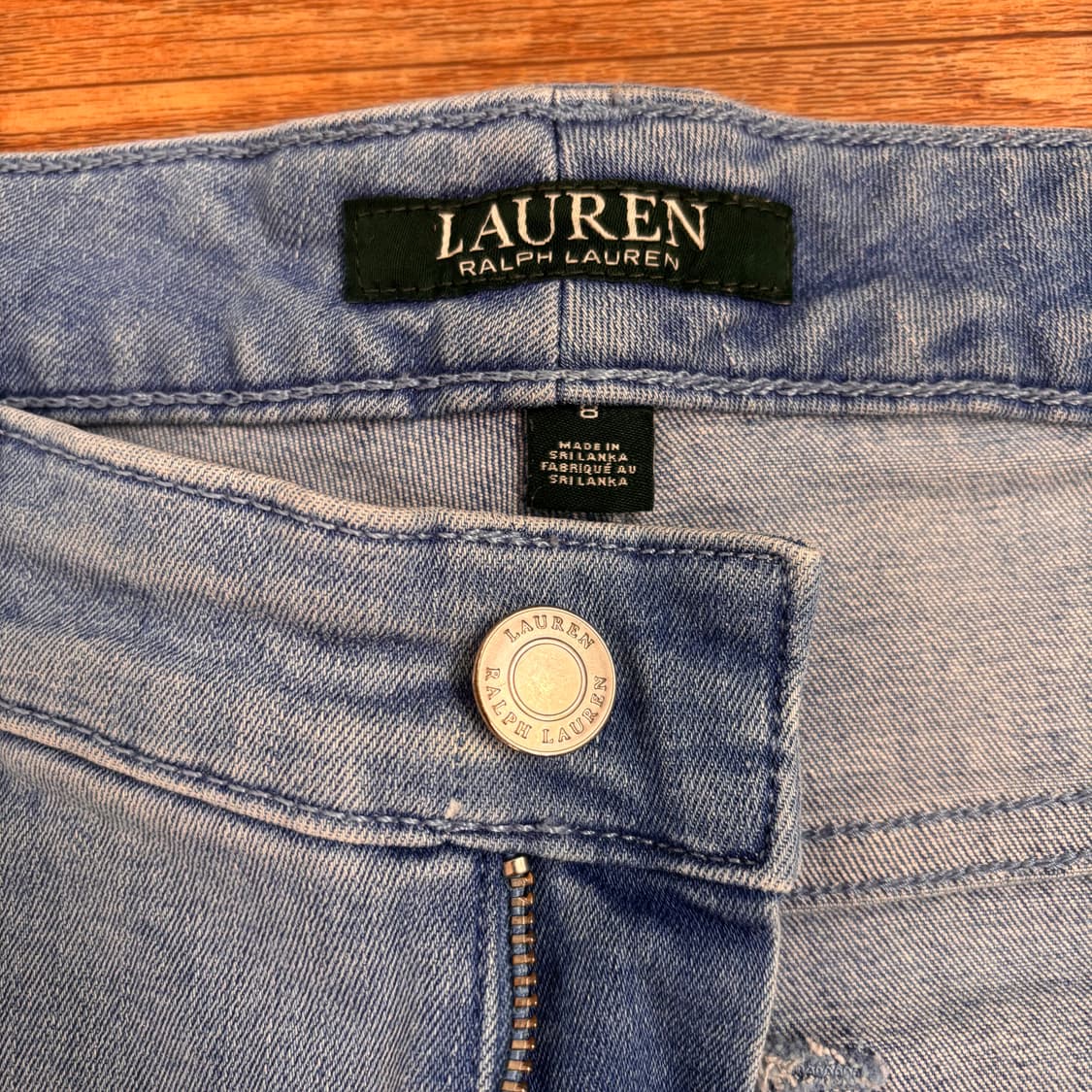 로렌 랄프로렌 28 청바지 스판 데님 크롭 스트레이트 상품이미지2