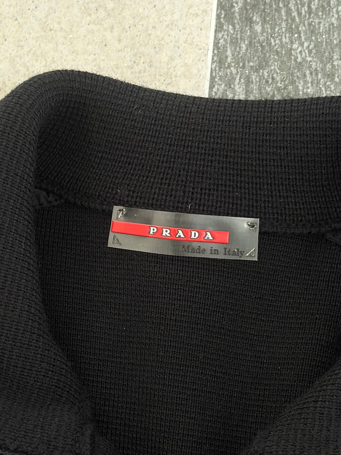 프라다 스포츠 00s 투웨이 니트 집업 상품이미지4