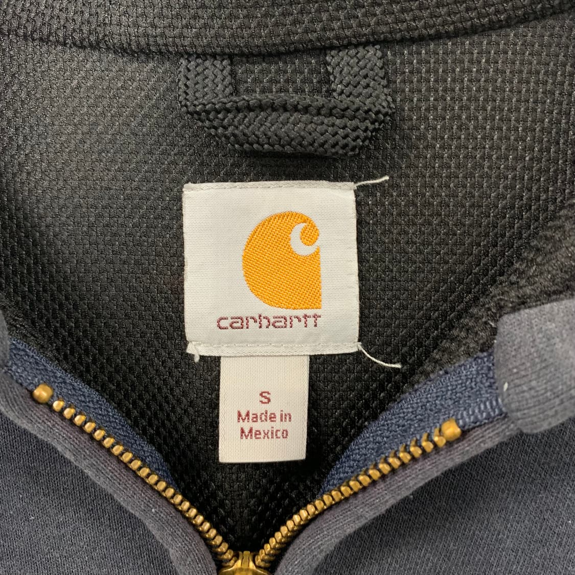 칼하트 레인디펜더 네이비 써멀 후드집업 상품이미지7